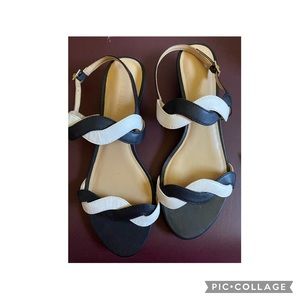 Black & White Talbots Sandals